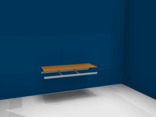 hofe Holzboden für Weitspannregal, Breite x Tiefe 2000 x 800 mm