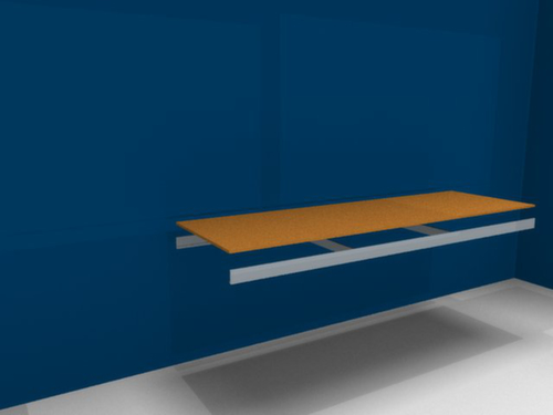 hofe Holzboden für Weitspannregal, Breite x Tiefe 2500 x 800 mm