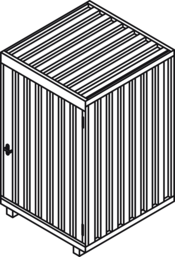 Säbu Magazinbox mit festem Dach