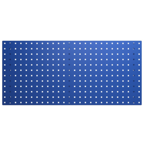 bott Lochplatte, Höhe x Breite 457 x 991 mm, RAL5010 Enzianblau