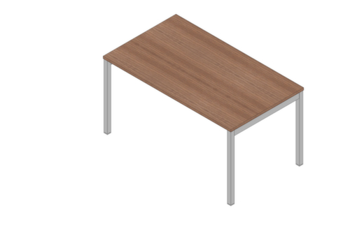 Quadrifoglio Höhenverstellbarer Schreibtisch Practika mit 4-Fußgestell