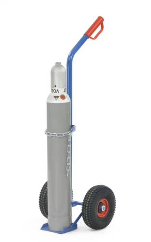 fetra Flaschenkarre, für 1x10 l Flasche, Luft-Bereifung