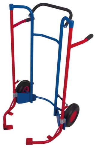 VARIOfit Reifenkarre, RAL5010 Enzianblau, Luft-Bereifung
