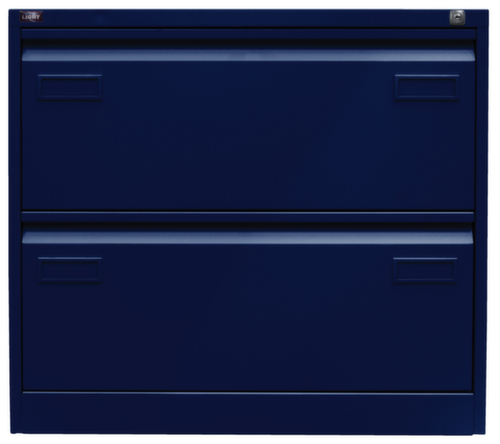 Bisley Hängeregistraturschrank Light, 2 Auszüge, oxfordblau/oxfordblau