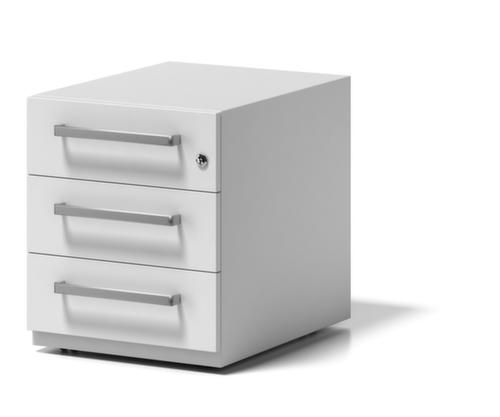 Bisley Rollcontainer Note, 3 Schublade(n), verkehrsweiß/verkehrsweiß