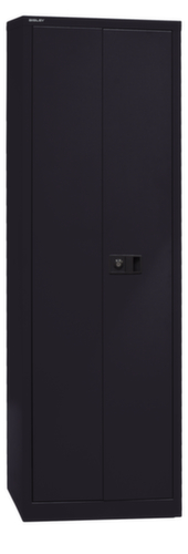 Bisley Aktenschrank Universal, 5 Ordnerhöhen, schwarz/schwarz