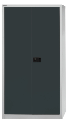 Bisley Aktenschrank Universal, 4 Ordnerhöhen, lichtgrau/anthrazitgrau