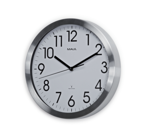 MAUL Funk-Wanduhr, mit arabischen Zahlen und Strichen, Ø 300 mm
