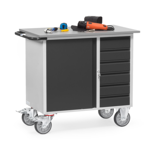 fetra Tisch- und Schrankwagen GREY EDITION