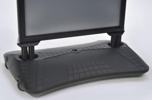 Kundenstopper WindPro LITE auf Doppel-Feder