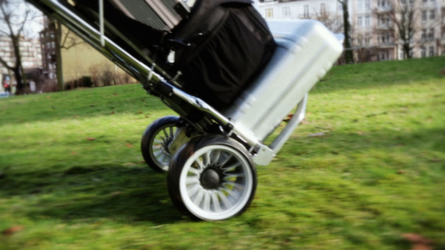 RuXXac Klappbare Alu-Sackkarre Cross, Traglast 100 kg, Polymer-Bereifung