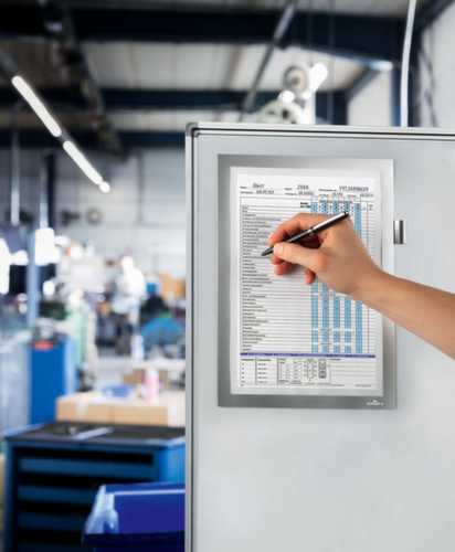 Durable Magnetrahmen DURAFRAME® MAGNETIC NOTE, DIN A4, Rückseite magnetisch