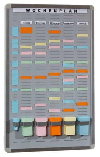 EICHNER Steckkartentafel T-Card, hellgrau