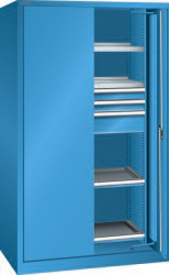 LISTA Schwerlast-Einschwenktürenschrank, Breite 1146 mm