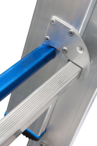 Krause Mehrzweckleiter STABILO® Professional +S mit Sprossen und Stufen, 2 x 12 rutschsicher profilierte Sprossen und Stufen