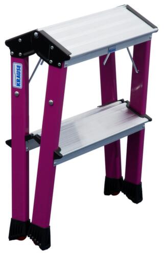 Krause Rollklapptritt MontoÂź RollyÂź, Aluminium, lila