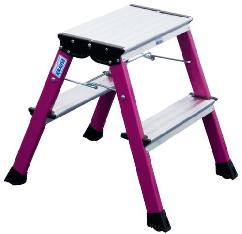 Krause Rollklapptritt MontoÂź RollyÂź, Aluminium, lila