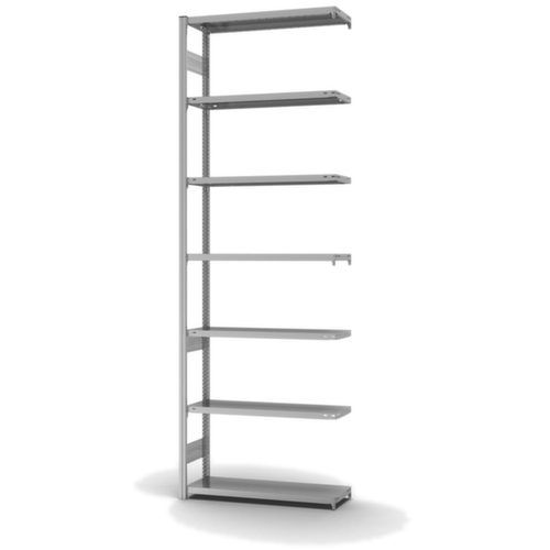 hofe Traversenregal in Standard Bauart, Höhe x Breite x Tiefe 3000 x 1010 x 335 mm, 7 Böden