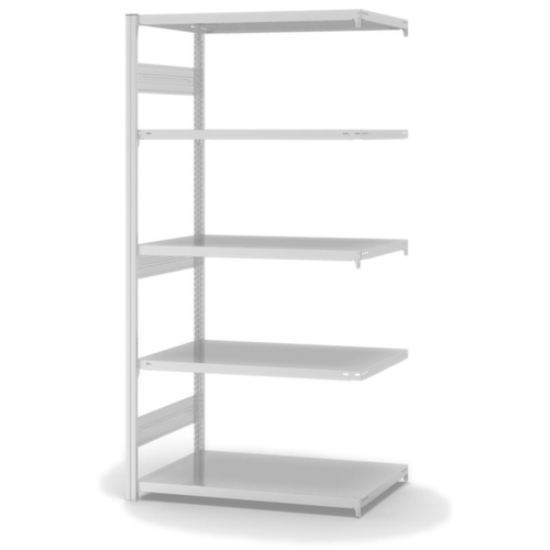 hofe Traversenregal in schwerer Bauart, Höhe x Breite x Tiefe 2000 x 1010 x 635 mm, 5 Böden