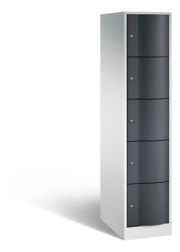 C+P Schließfachschrank Resisto, 5 Fächer