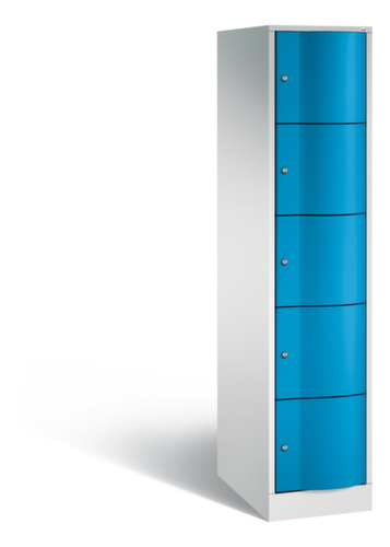C+P SchlieĂfachschrank Resisto, 5 FĂ€cher