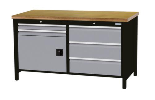 Bedrunka + Hirth Werkbank, 5 Schubladen, 1 Schrank