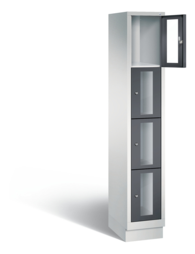 C+P Schließfachschrank Classic, 4 Fächer