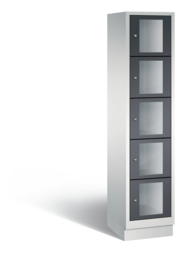 C+P Schließfachschrank Classic, 5 Fächer