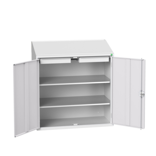 bott Pultschrank verso, RAL7035 Lichtgrau/RAL7035 Lichtgrau