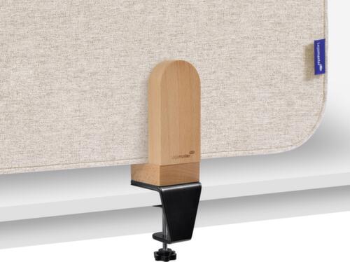 Legamaster Schallabsorbierende Tischtrennwand ELEMENTS, Höhe x Breite 600 x 1600 mm, Wand beige