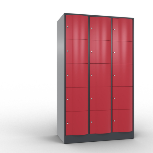 C+P Schließfachschrank Resisto, 15 Fächer