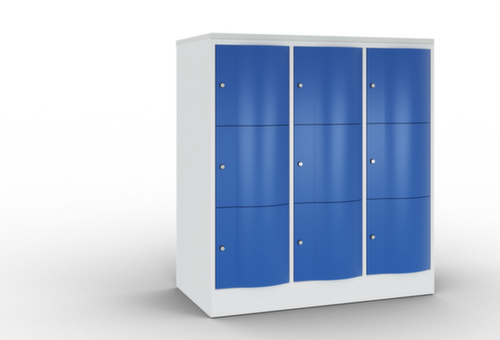 C+P Schließfachschrank Resisto, 9 Fächer