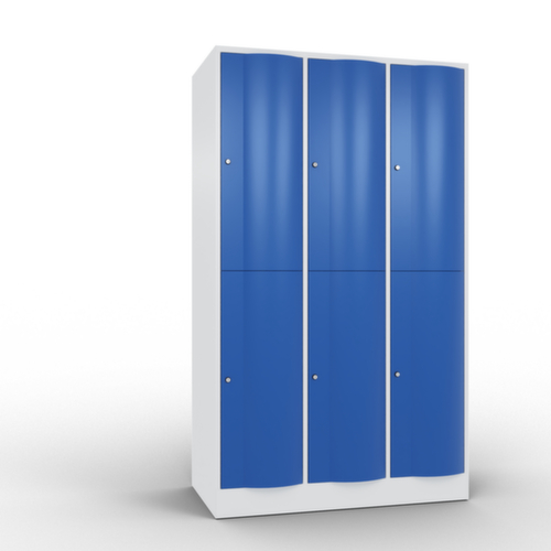 C+P SchlieĂfachschrank Resisto, 6 FĂ€cher