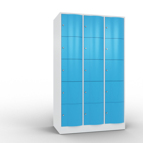 C+P SchlieĂfachschrank Resisto, 15 FĂ€cher