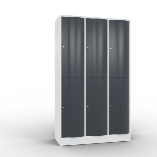 C+P Schließfachschrank Resisto, 6 Fächer