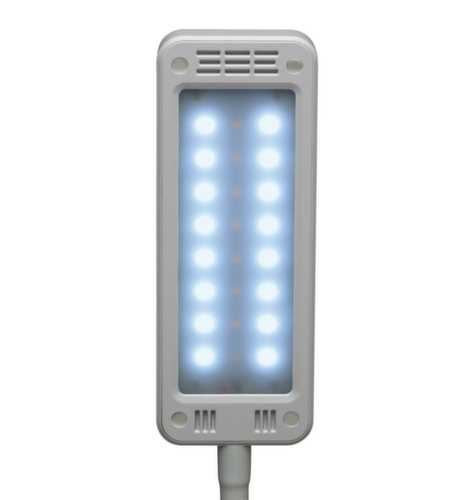 MAUL Kompakte LED-Schreibtischleuchte MAULpearly colour vario mit einstellbarer Farbtemperatur, Licht tageslicht- bis warmweiß, schwarz