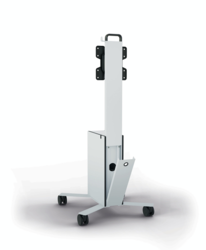 Durable Fahrbarer TV-Tisch COWORKSATION®, Höhe x Breite x Tiefe 1292 x 572 x 574 mm