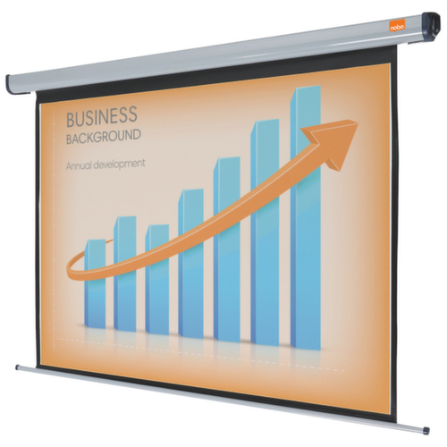 nobo Elektrische Rolloleinwand