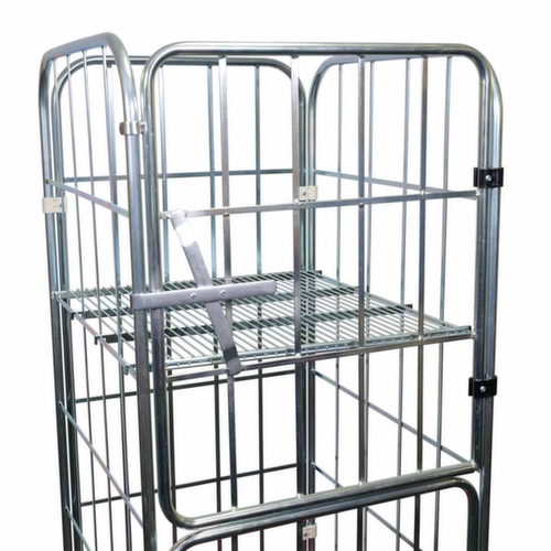 Einhängeboden für Rollbehälter, Breite x Tiefe 700 x 705 mm