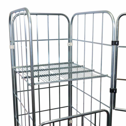 Einhängeboden für Rollbehälter, Breite x Tiefe 700 x 705 mm