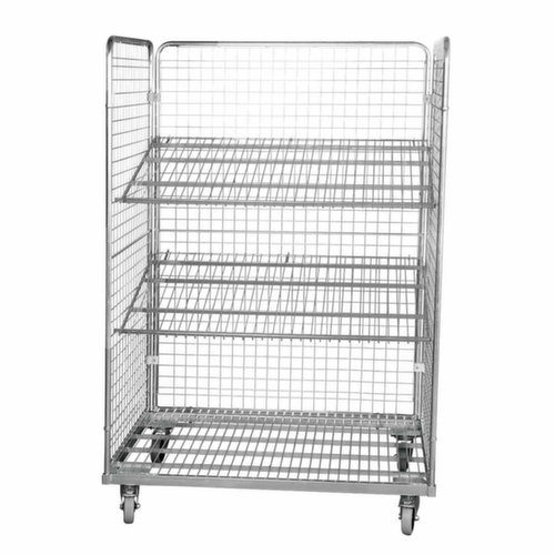 Rollbehälter, Traglast 600 kg, Länge x Breite 800 x 1200 mm