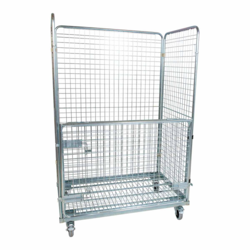 Rollbehälter, Traglast 600 kg, Länge x Breite 800 x 1200 mm