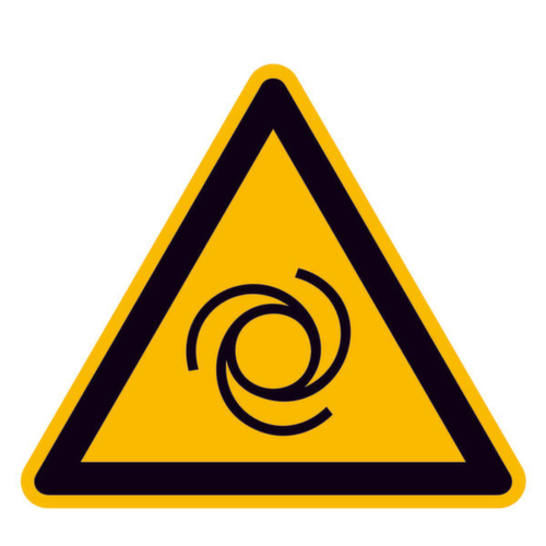 Warnschild SafetyMarking® vor automatischem Anlauf