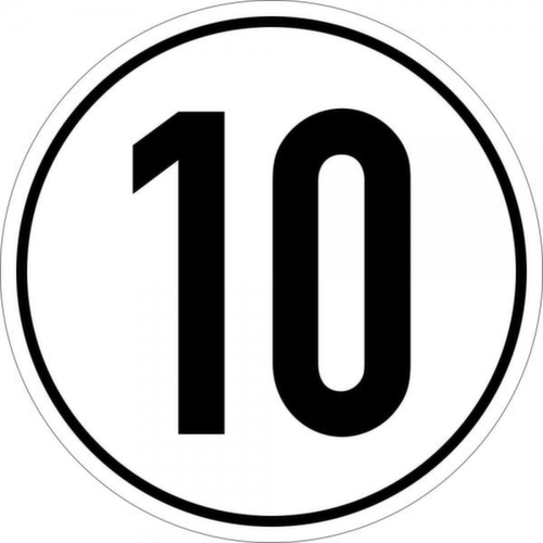 Geschwindigkeitsbegrenzung SafetyMarking® 10 km/h gemäß StVZO