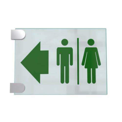 Fahnenschild CRISTALLO, Querformat 210