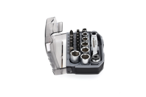GEDORE R49005023 Steckschlüssel-Satz 1/4" 6-13mm +Bits 23-teilig