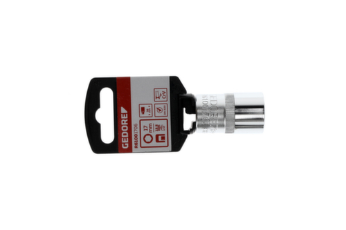 GEDORE R61001706 Steckschlüsseleinsatz 1/2" 6-kant 17 mm Länge 38 mm