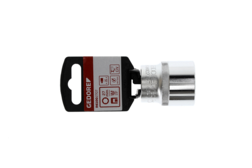 GEDORE R61002707 Steckschlüsseleinsatz 1/2" 6-kant 27 mm Länge 42 mm