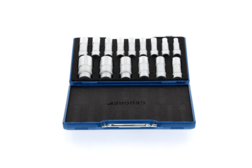 GEDORE D 19 L-015 SteckschlĂŒssel-Satz 1/2" 15-teilig UD 10-32 mm