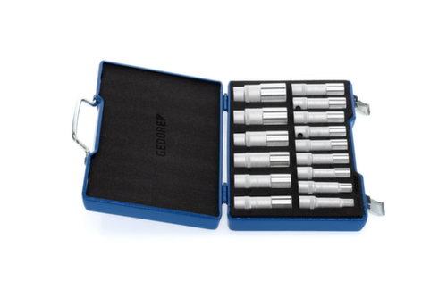 GEDORE D 19 L-015 SteckschlĂŒssel-Satz 1/2" 15-teilig UD 10-32 mm